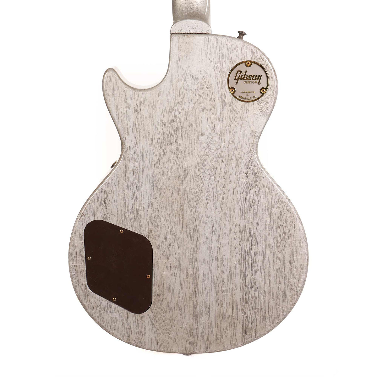 Gibson Custom Shop 1956 Les Paul Reissue White-Silver Burst Murphy Lab Light Aged — 6