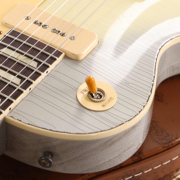 Gibson Custom Shop 1956 Les Paul Reissue White-Silver Burst Murphy Lab Light Aged