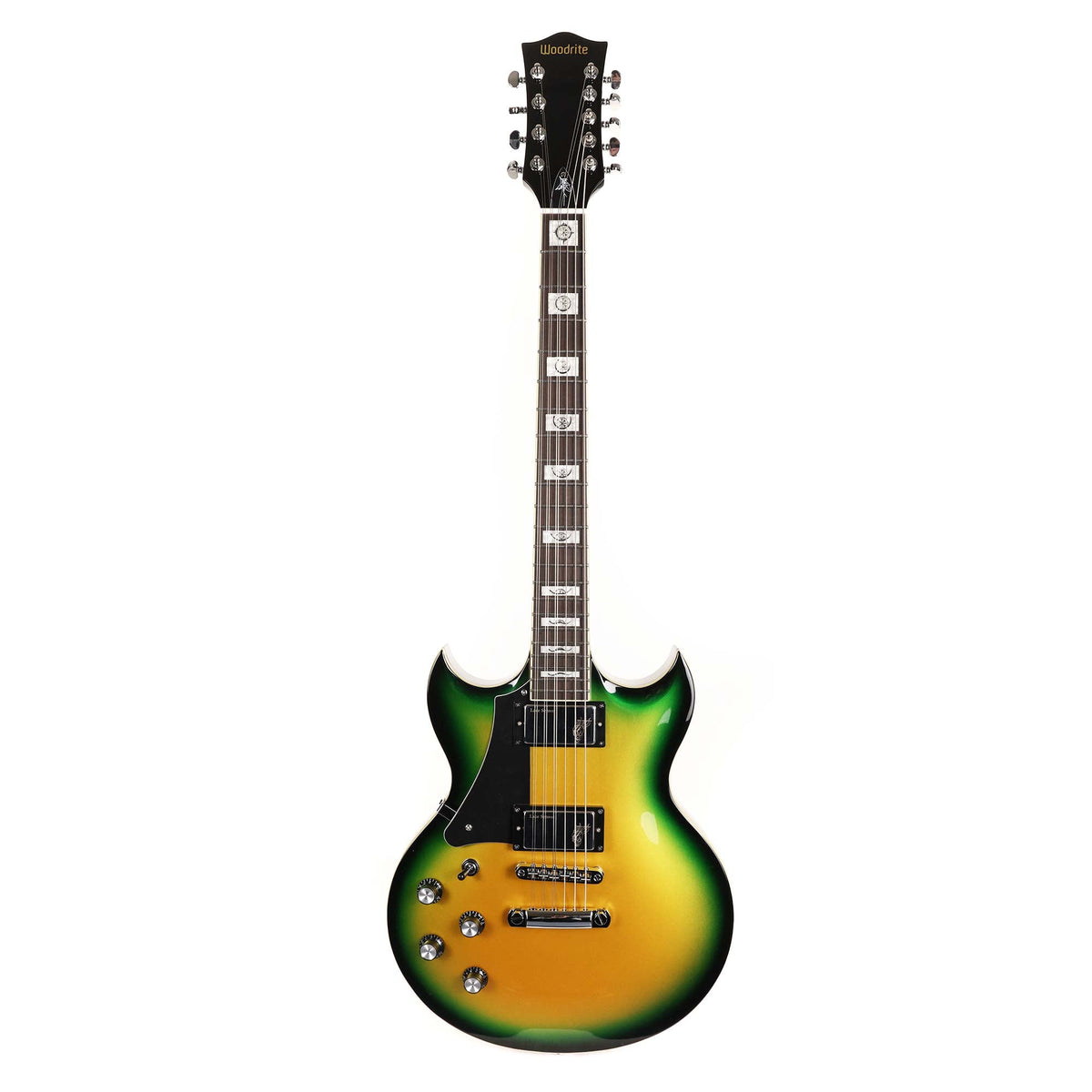 Woodrite Matt Pike Signature Warlord Imperial 9-String Left-Handed Serpent Burst — 2