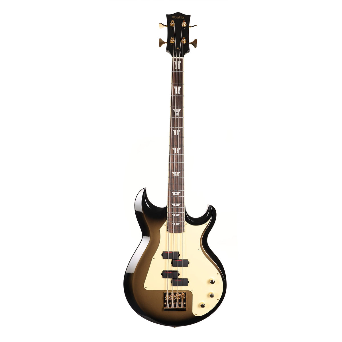Woodrite Guitars Graver Bass Goldburst — 2