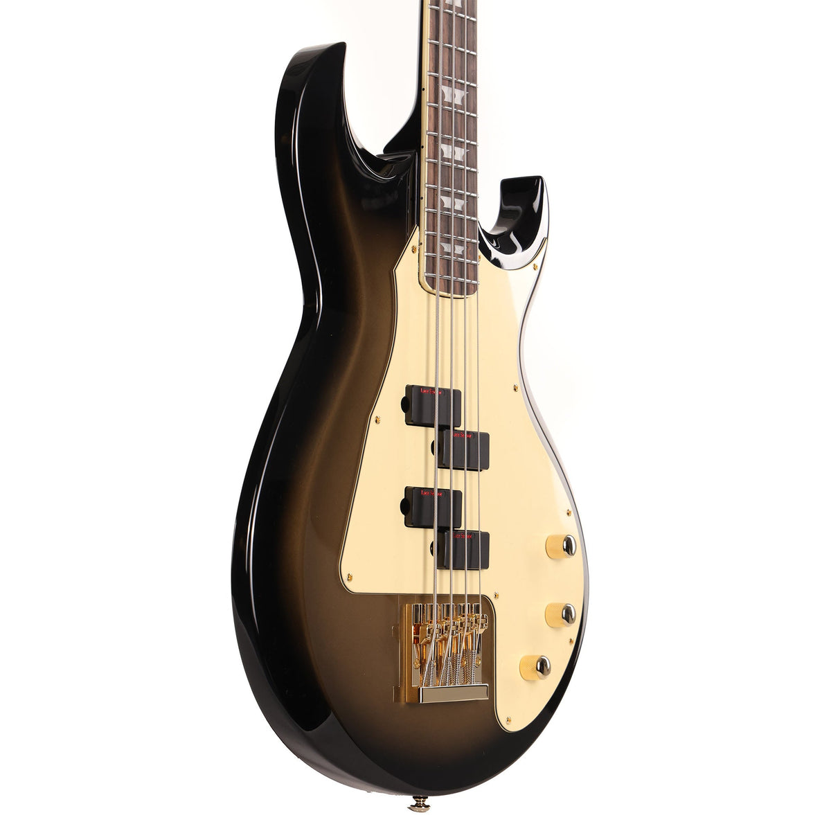 Woodrite Guitars Graver Bass Goldburst — 5
