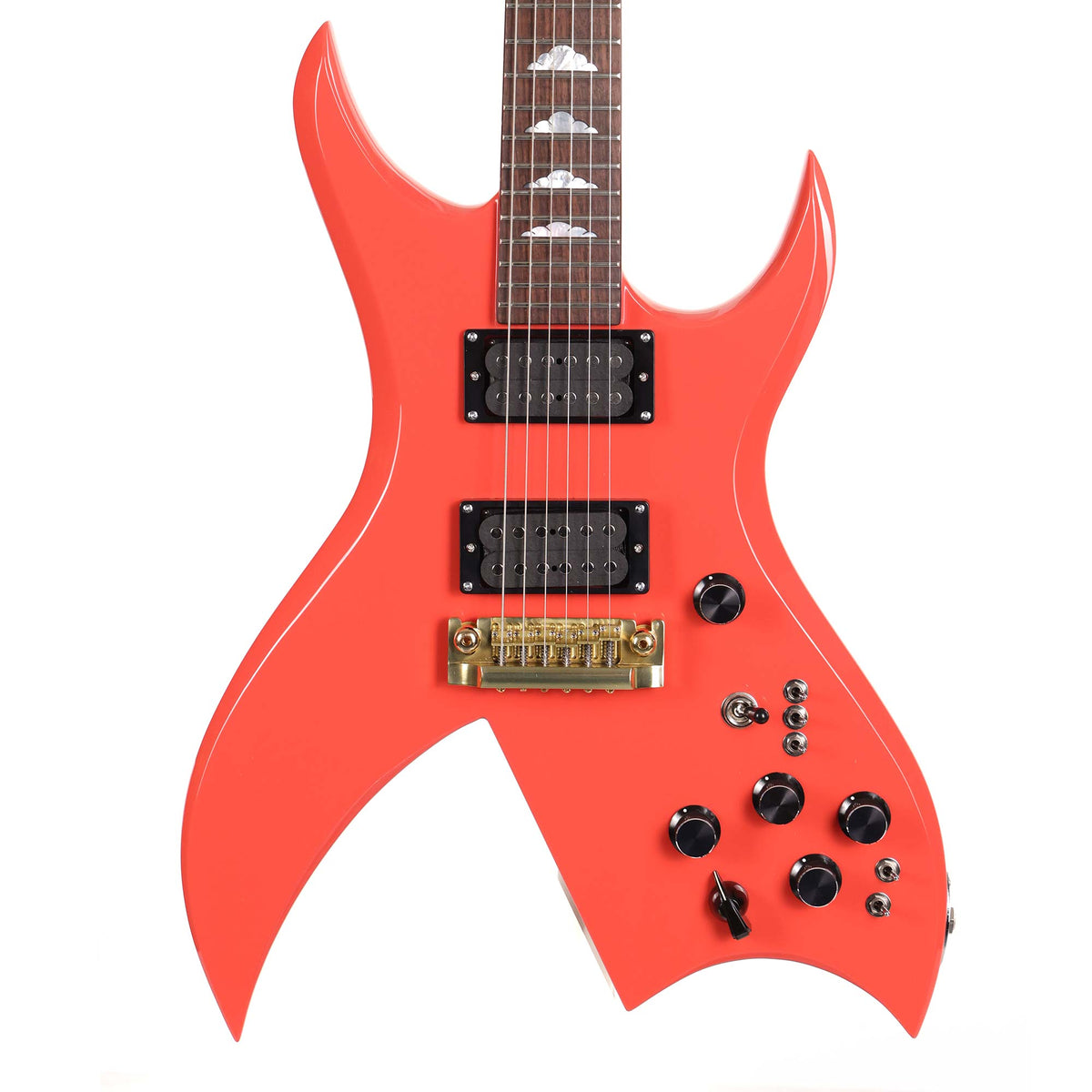 B.C. Rich USA Custom Shop Bich 6-String Salmon Pink | The Music Zoo
