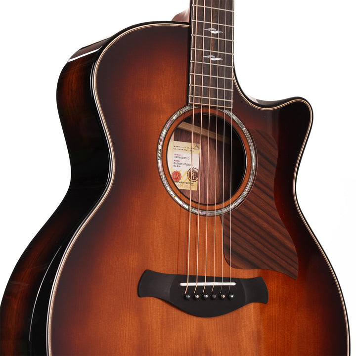 Taylor 814ce Next Generation Grand Auditorium Sinker Redwood & Honduran Rosewood Shaded Edgeburst