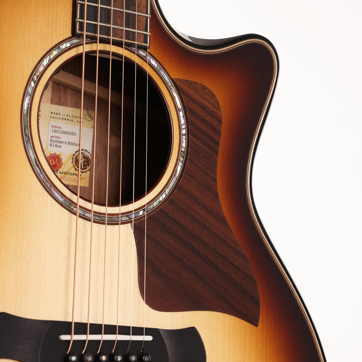 Taylor Builder's Edition 814ce Next Generation Grand Auditorium Acoustic-Electric Shaded Edgeburst