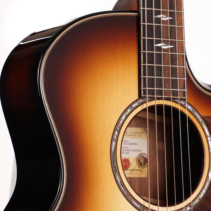 Taylor Builder's Edition 814ce Next Generation Grand Auditorium Acoustic-Electric Shaded Edgeburst