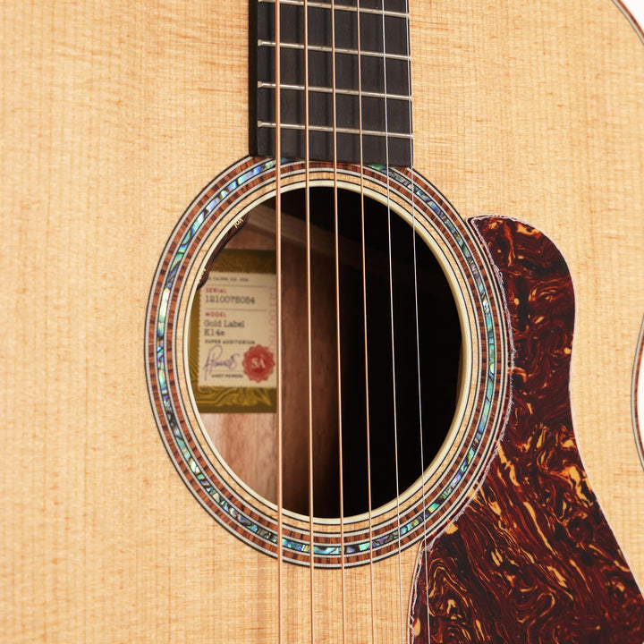 Taylor Gold Label Collection K14e Acoustic-Electric Koa Natural
