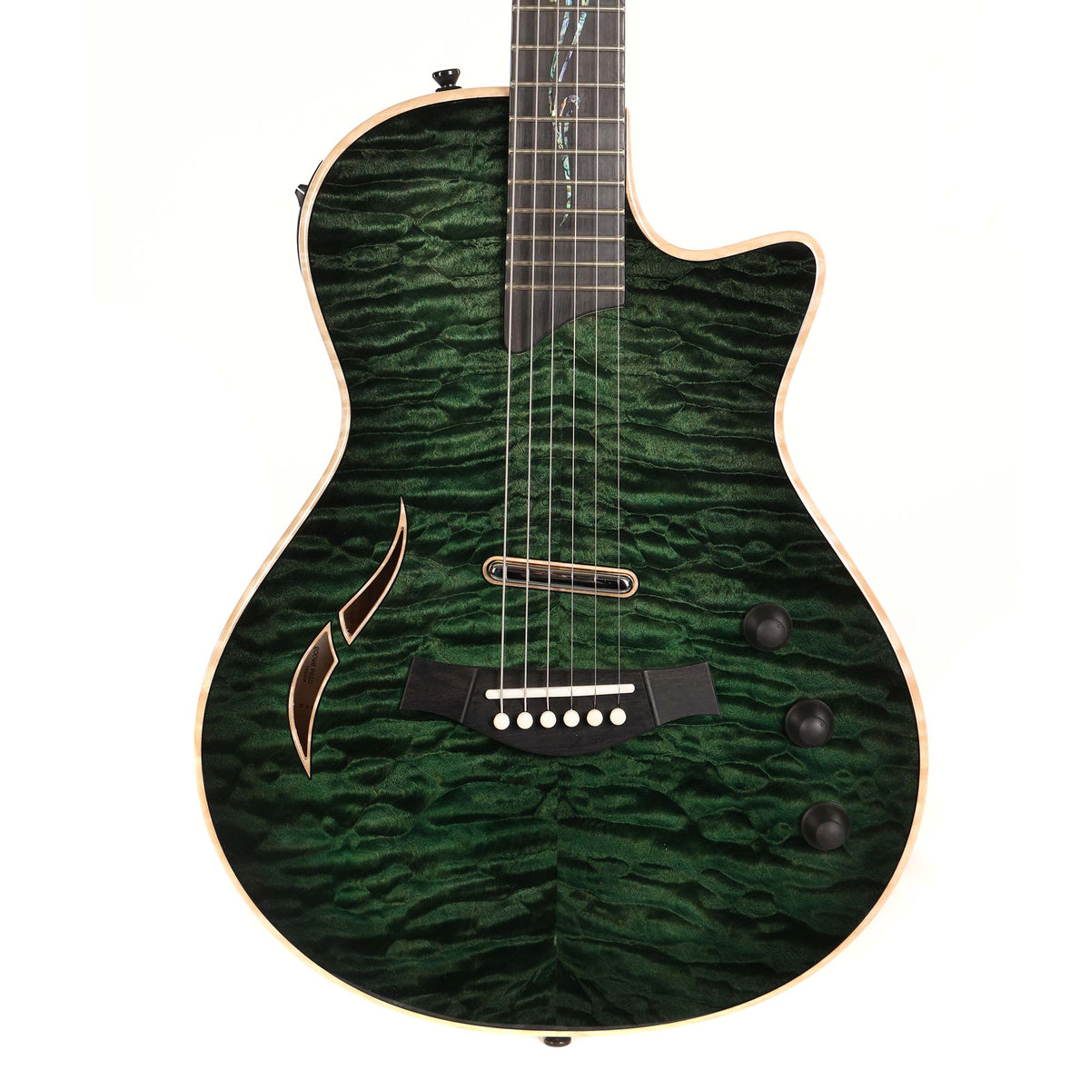 Taylor Custom Shop T5z 2026 NAMM Catch Event Guitar Juniper Green and Arctic White — 1