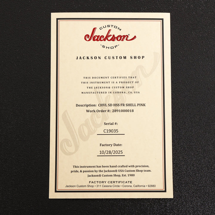 Charvel Custom Shop San Dimas HSS Shell Pink