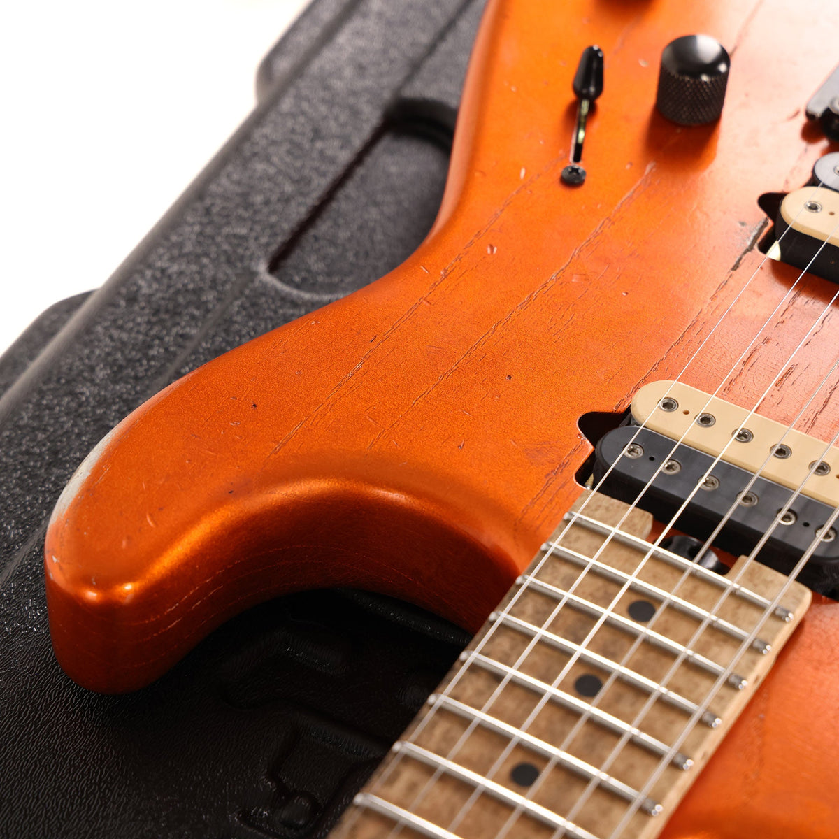 Charvel Custom Shop San Dimas Masterbuilt Pat Campolattano Candy Tangerine — 10