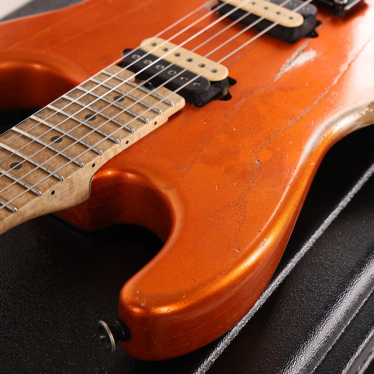 Charvel Custom Shop San Dimas Masterbuilt Pat Campolattano Candy Tangerine — 7