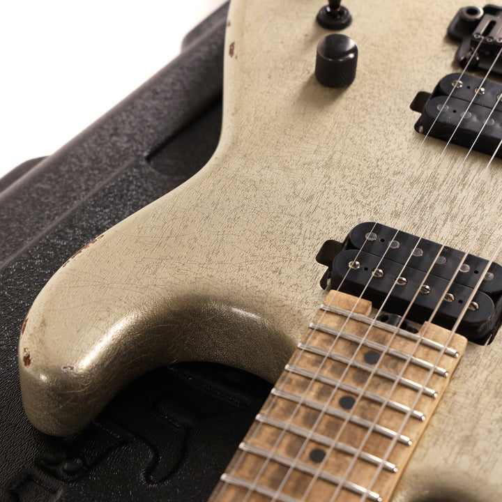 Charvel Custom Shop San Dimas Masterbuilt Pat Campolattano Aged Inca Silver