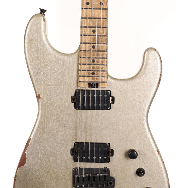 Charvel Custom Shop San Dimas Masterbuilt Pat Campolattano Aged Inca Silver