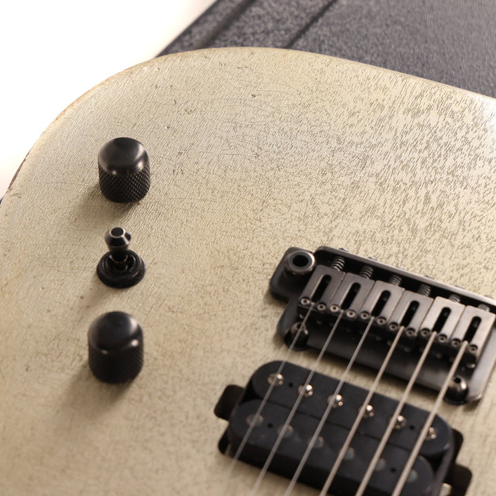 Charvel Custom Shop San Dimas Masterbuilt Pat Campolattano Aged Inca Silver