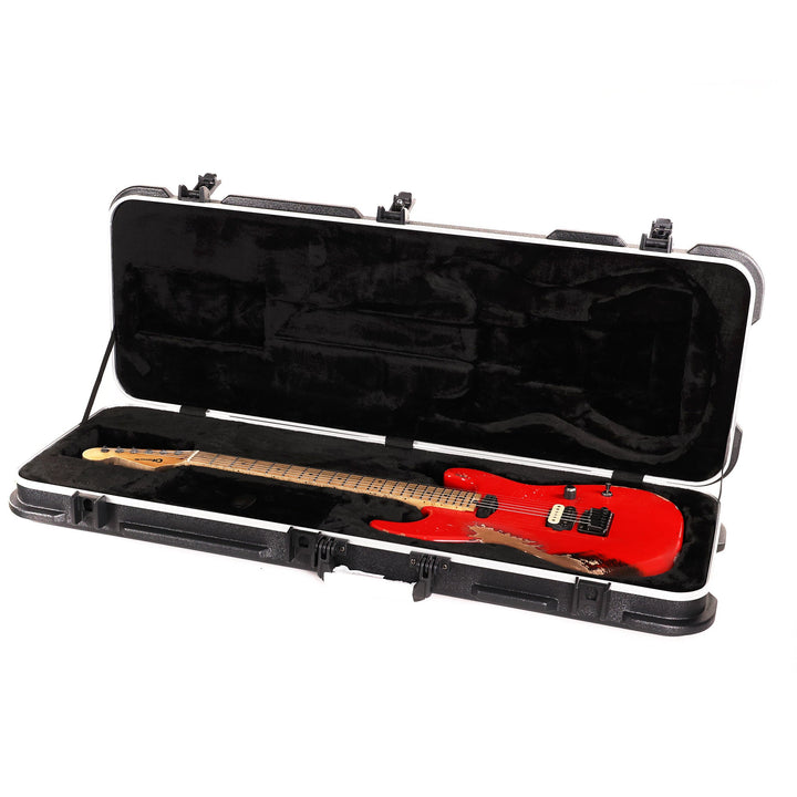 Charvel Custom Shop San Dimas HS Masterbuilt Pat Campolattano Ferrari Red over Black