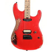 Charvel Custom Shop San Dimas HS Masterbuilt Pat Campolattano Ferrari Red over Black