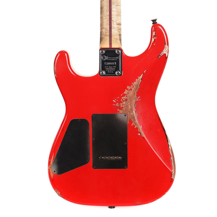 Charvel Custom Shop San Dimas HS Masterbuilt Pat Campolattano Ferrari Red over Black