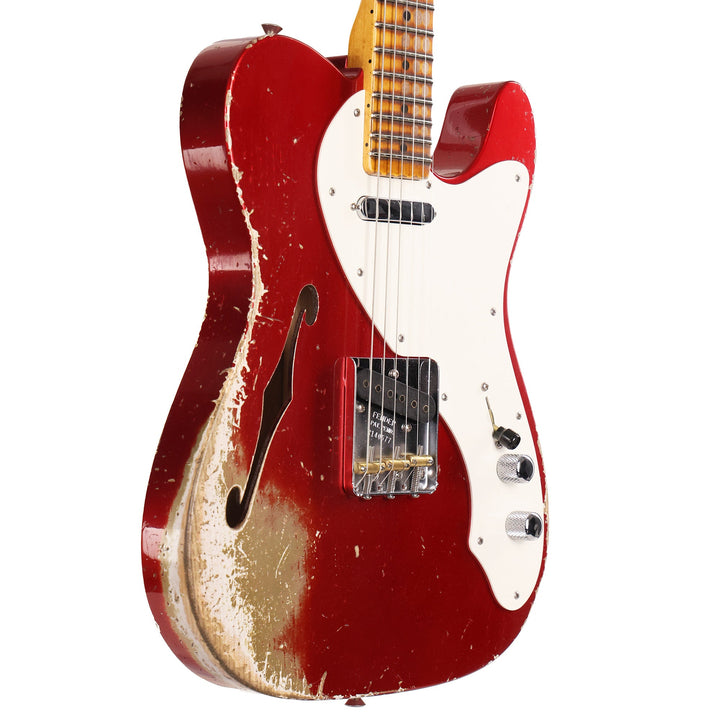Fender Custom Shop Limited '50s Thinline Telecaster 2026 NAMM Display Aged Candy Apple Red