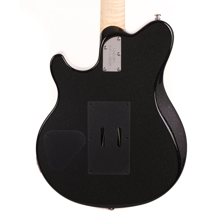 Ernie Ball Music Man 30th Anniversary Axis Guitar Translucent Black Quilt Top