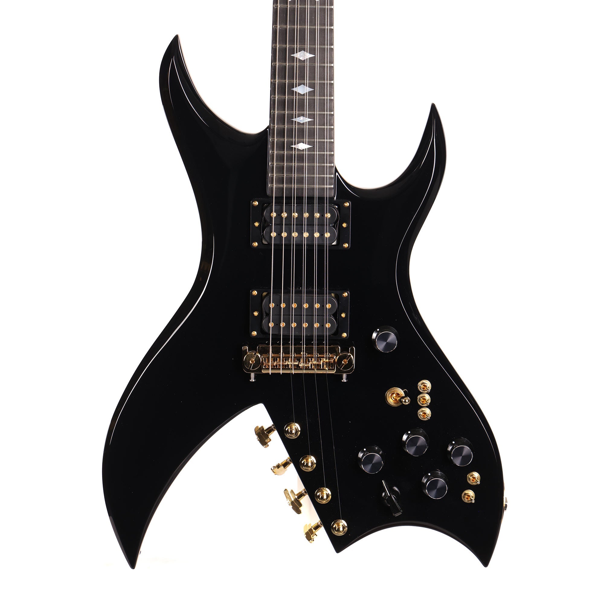 ギター B.C RICH BICH B.C. Rich USA Custom Shop Bich 10-String Ebony with Gold Hardware