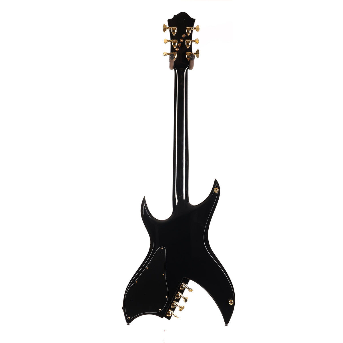 B.C. Rich USA Custom Shop Bich 10-String Ebony with Gold Hardware — 3