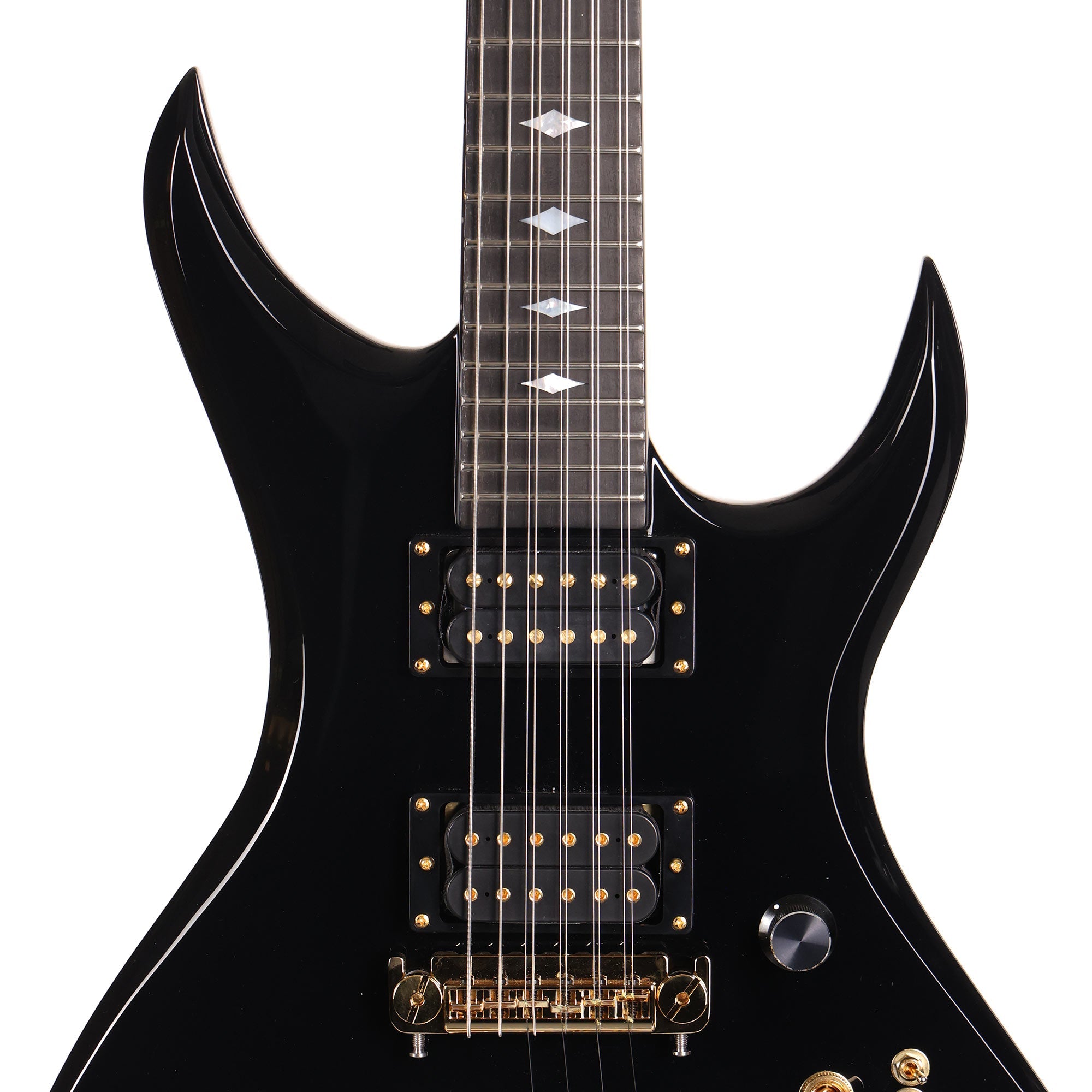 B.C. Rich USA Custom Shop Bich 10-String Ebony with Gold Hardware