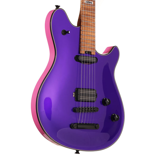EVH Custom Shop Wolfgang Hardtail Metallic Purple and Bubblegum Pink