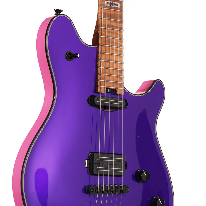 EVH Custom Shop Wolfgang Hardtail Metallic Purple and Bubblegum Pink