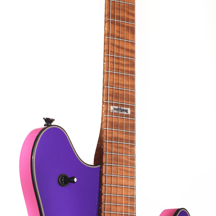 EVH Custom Shop Wolfgang Hardtail Metallic Purple and Bubblegum Pink