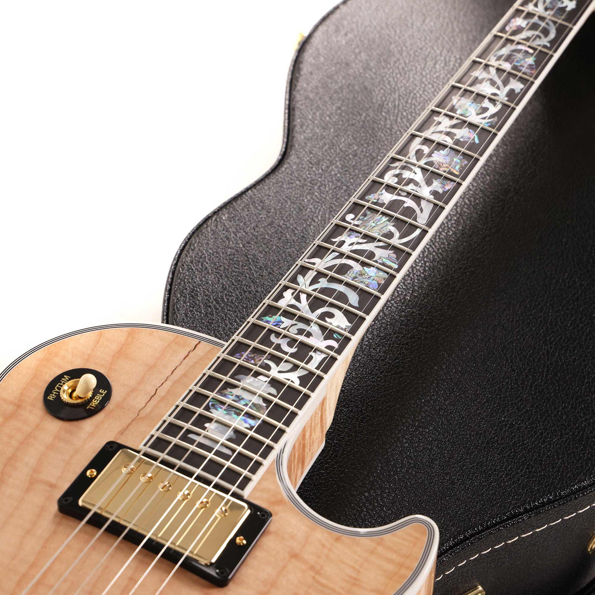 Gibson Custom Shop All Figured Maple Les Paul Custom NAMM 2026 Display — 7