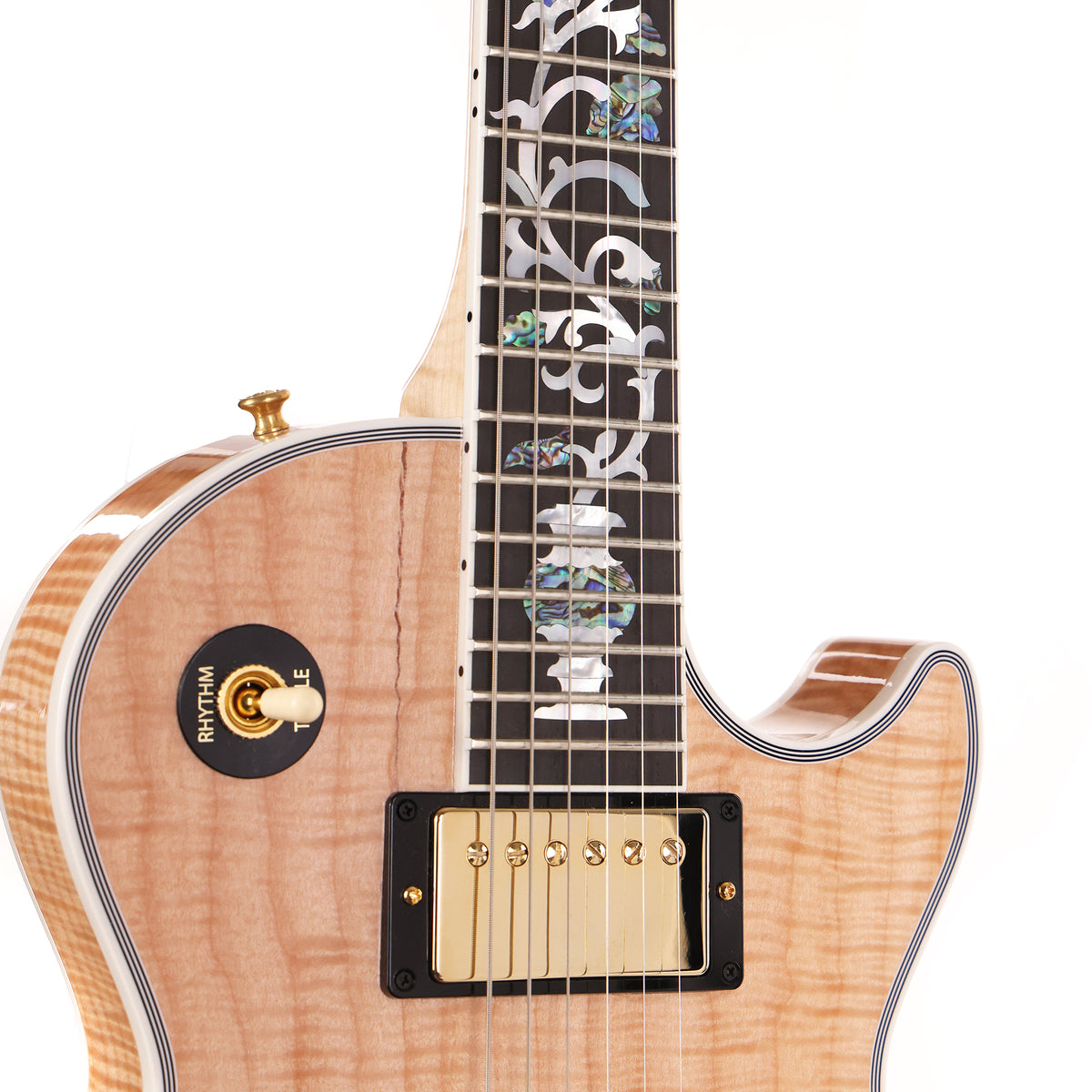Gibson Custom Shop All Figured Maple Les Paul Custom NAMM 2026 Display — 5