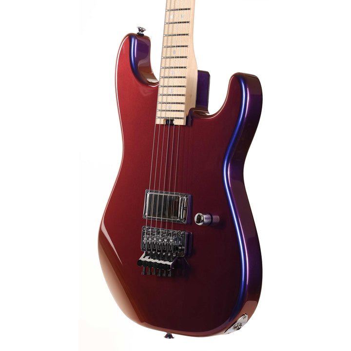 Charvel Custom Shop San Dimas Cyan Magenta Interference