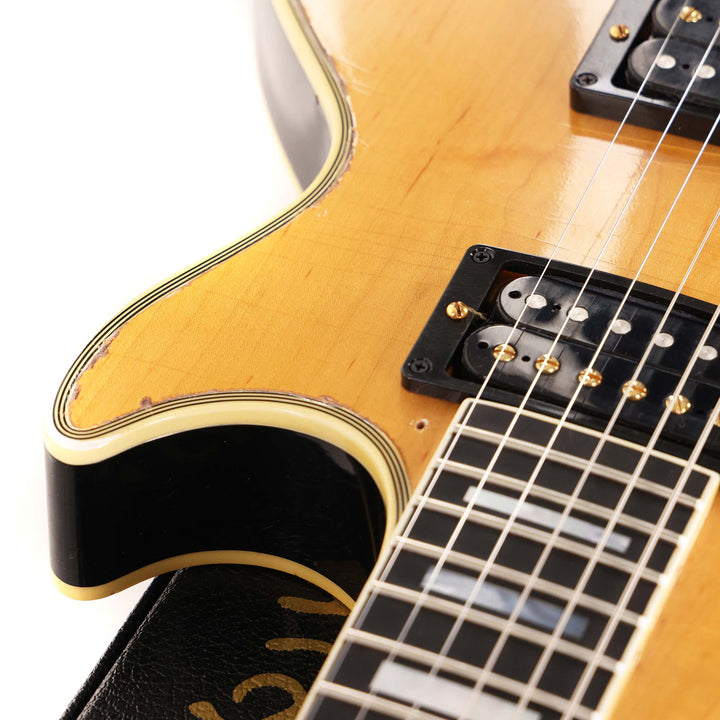 Gibson Custom Shop Mick Ronson 1968 Les Paul Custom Collector's Edition Antique Natural and Ebony