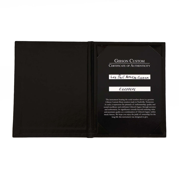 Gibson Custom Shop Les Paul Custom Axcess Gloss Ebony