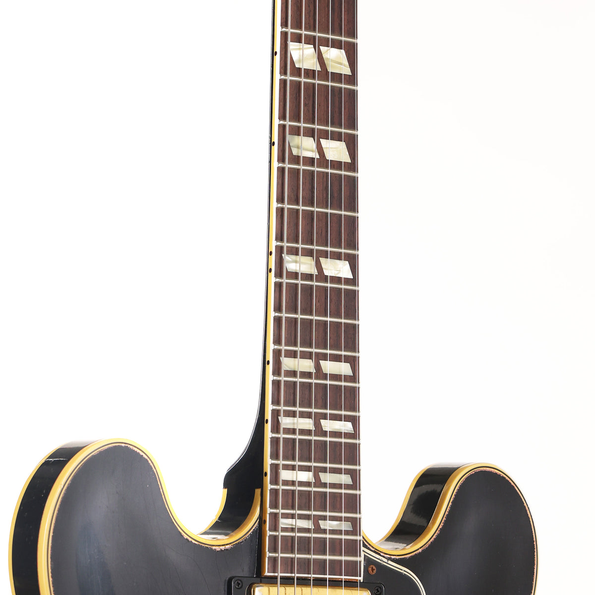 Gibson Custom Shop Limited Edition 1959 ES-345 Reissue with Bigsby Heavy Aged Ebony — 7