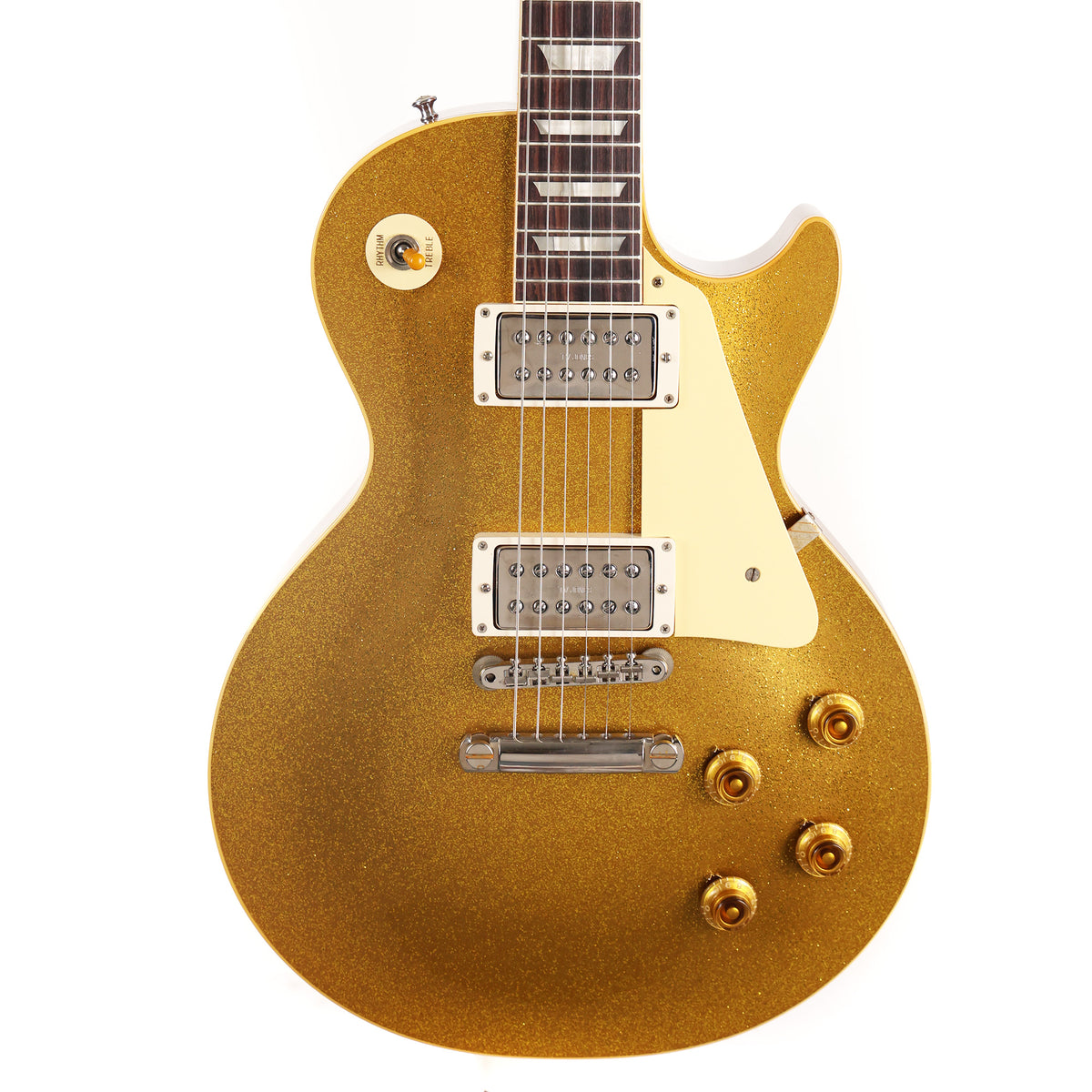 Gibson Custom Shop Limited Edition 1957 Les Paul Gold Sparkle with TV Jones Power'Trons — 2
