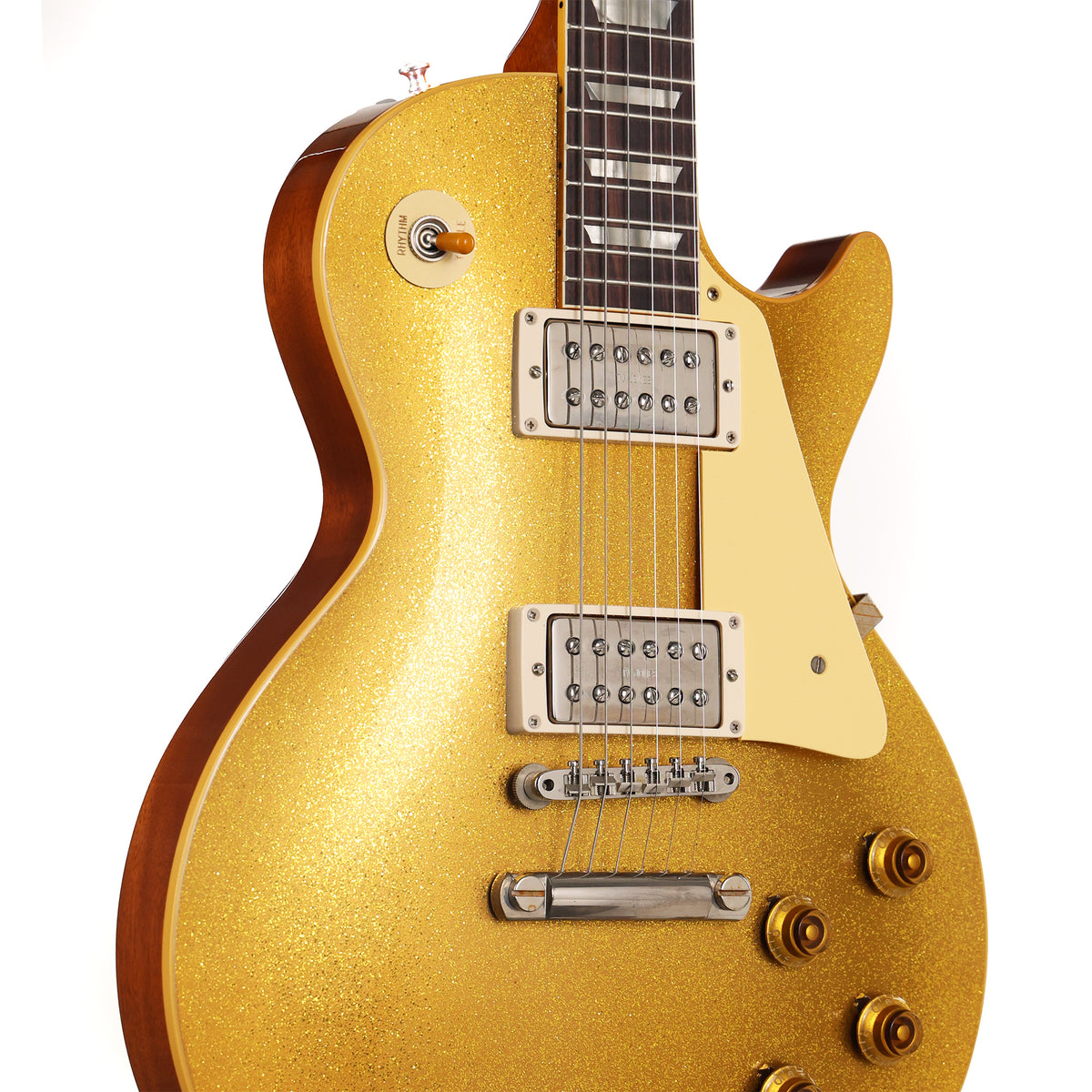Gibson Custom Shop Limited Edition 1957 Les Paul Gold Sparkle with TV Jones Power'Trons — 5