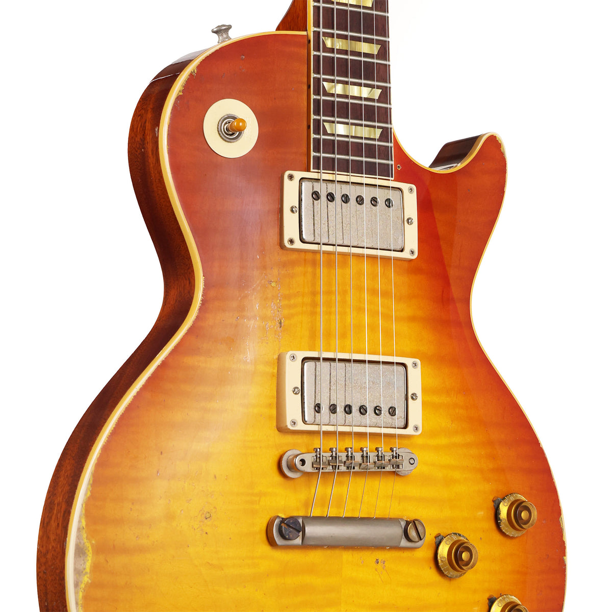 Gibson Custom Shop Limited Edition 1959 Les Paul Reissue Murphy Lab Heavy Aged Molten Amber Burst — 5