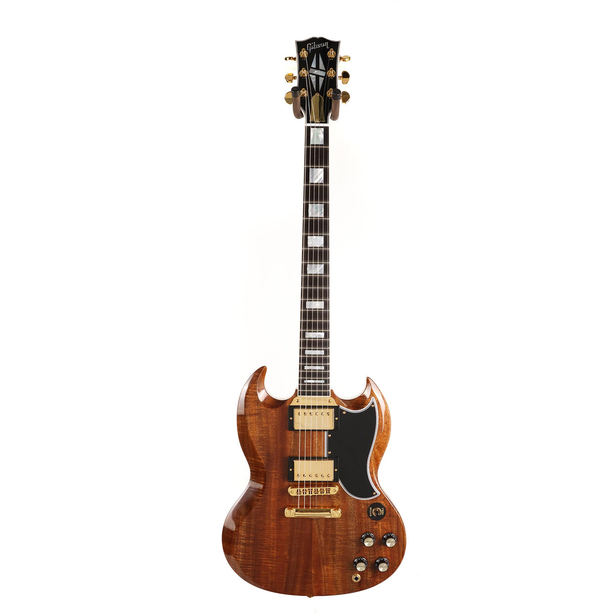 Gibson Custom Shop SG Custom Limited Edition Koa Top Walnut Gloss — 3
