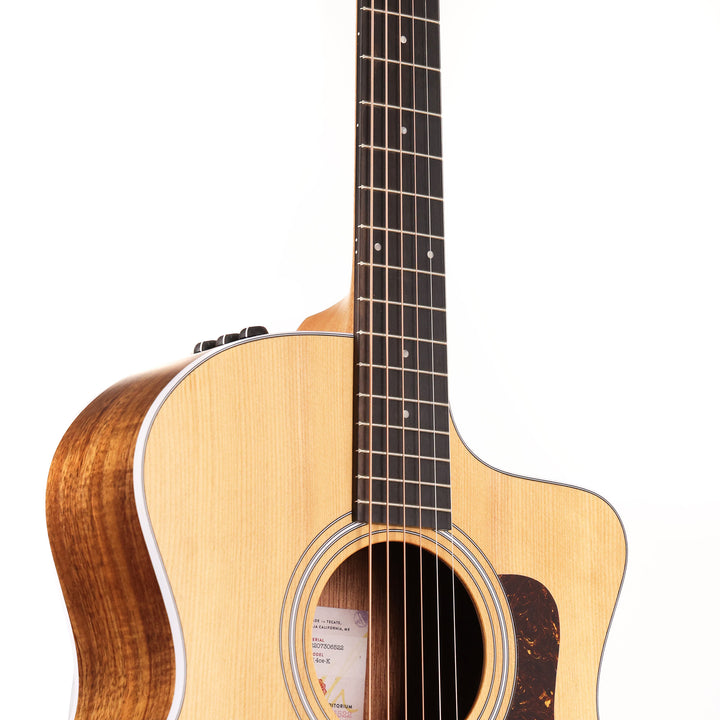 Taylor 214ce-K Koa Grand Auditorium Acoustic-Electric
