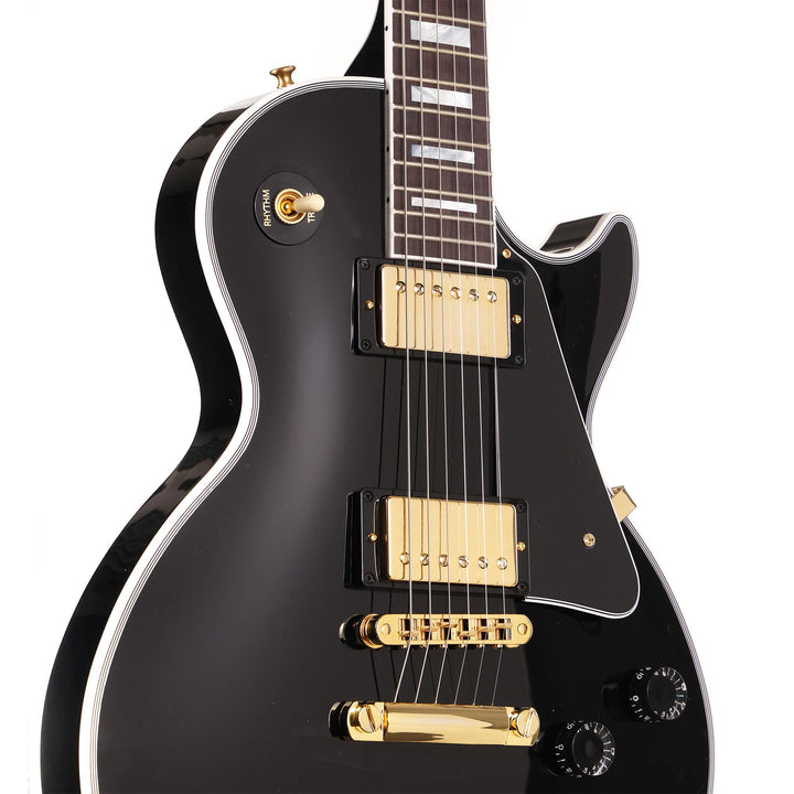 Gibson Custom Shop Les Paul Custom Made 2 Measure Ebony Gloss with Rosewood Fretboard