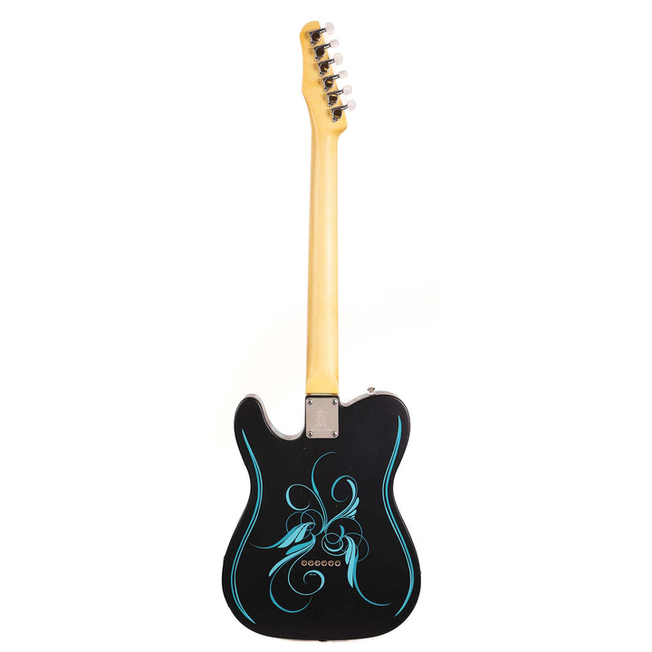 El Cabron Guitars 'Teal Pinstripe Custom'