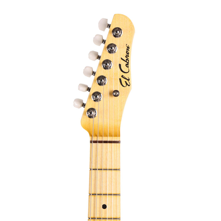 El Cabron Guitars 'Teal Pinstripe Custom'