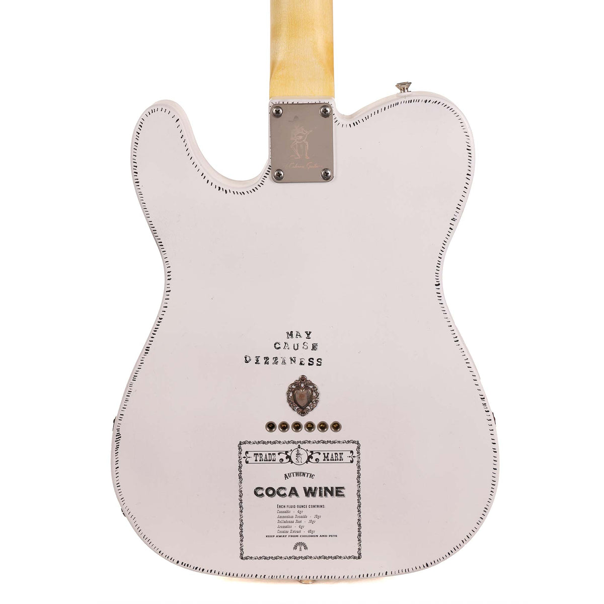 El Cabron Guitars 'Coca Wine Custom' — 7