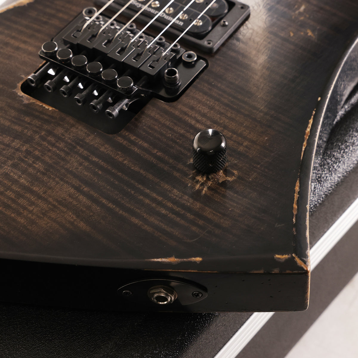 Jackson Custom Shop Kelly 1H Relic Transparent Black — 11