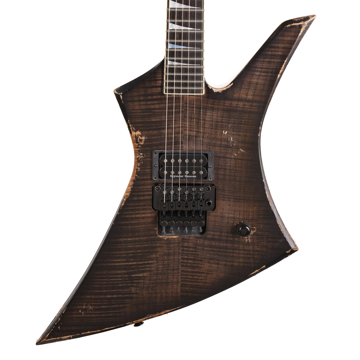 Jackson Custom Shop Kelly 1H Relic Transparent Black — 1