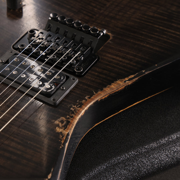 Jackson Custom Shop Kelly 1H Relic Transparent Black