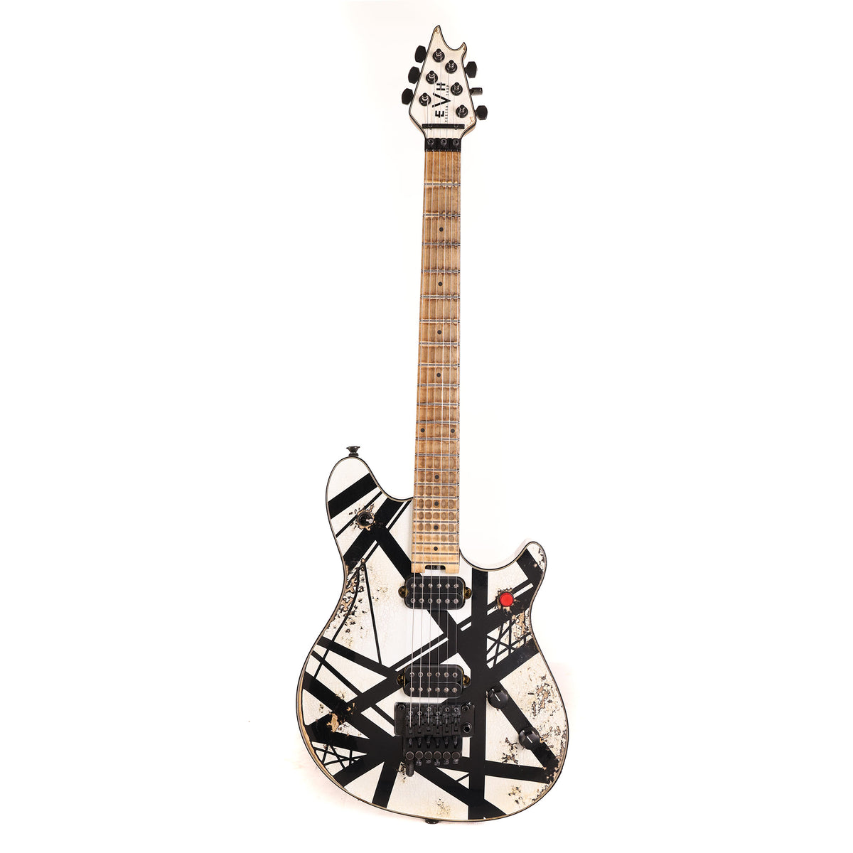 EVH Custom Shop Wolfgang Special Edition Relic Black and White Stripes — 2