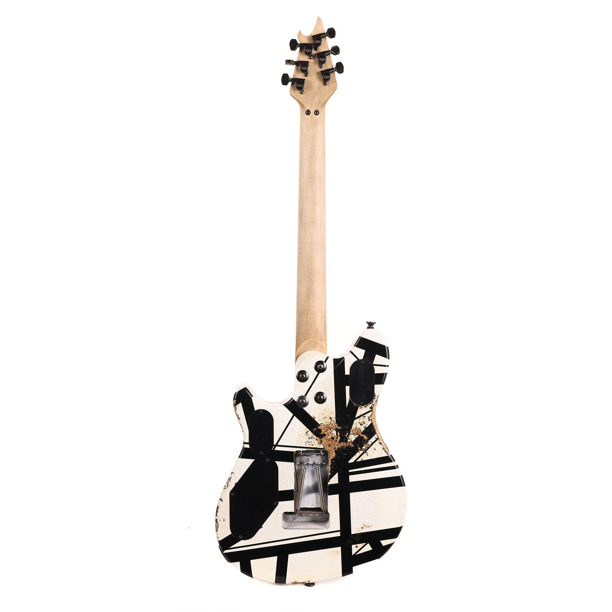 EVH Custom Shop Wolfgang Special Edition Relic Black and White Stripes — 3