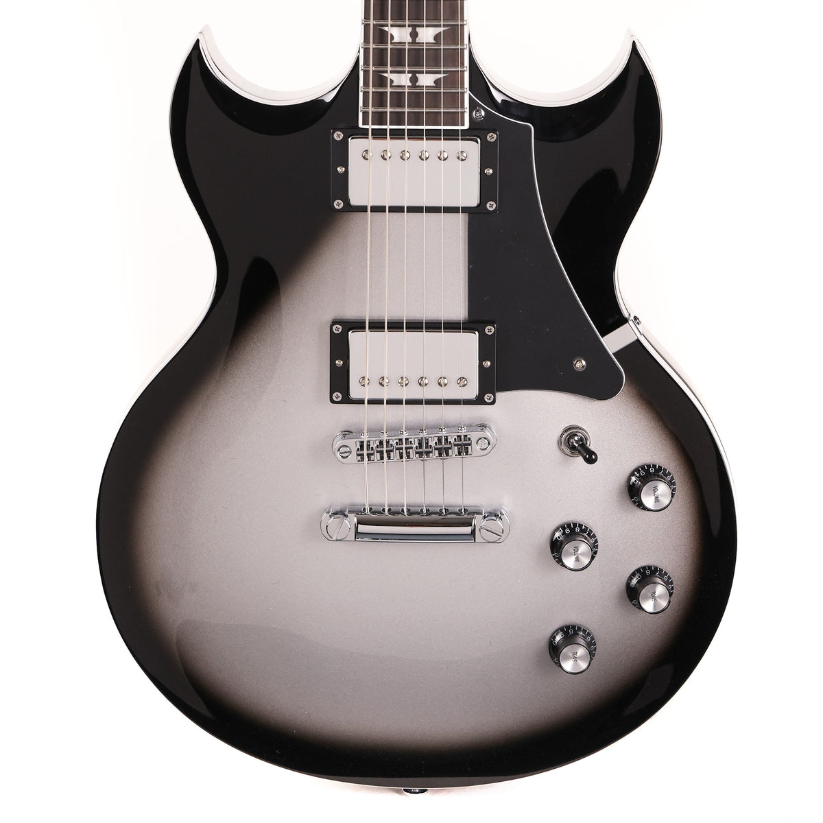 Woodrite Warlord Standard Guitar Silverburst — 2