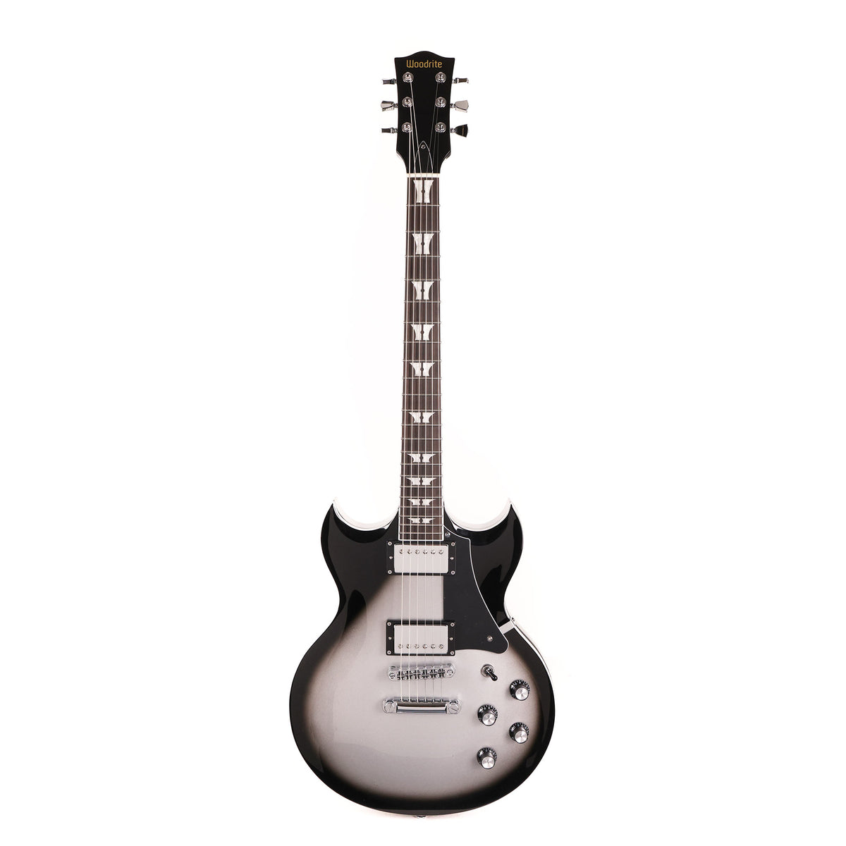 Woodrite Warlord Standard Guitar Silverburst — 3